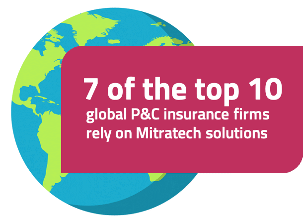 7 of the Top 10 P&C insurers use Mitratech