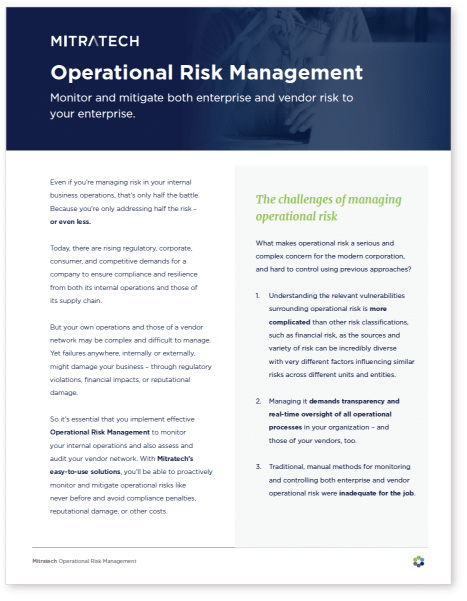 Operational Risk Management Brochure Thumbnail