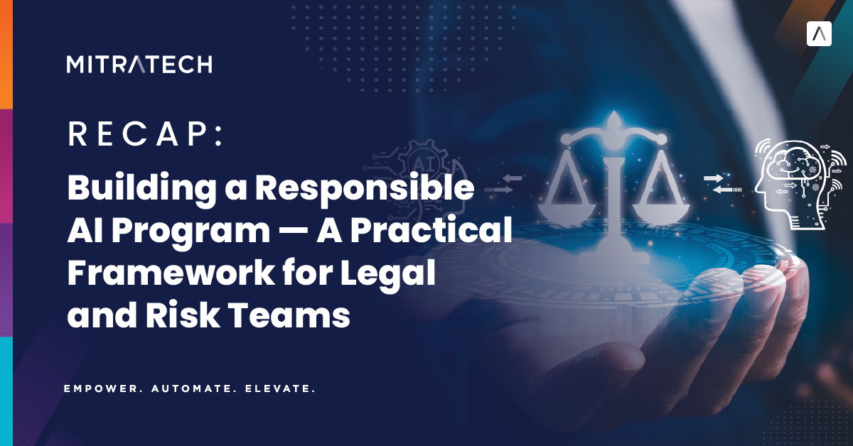 Recap: Building a Responsible AI Program