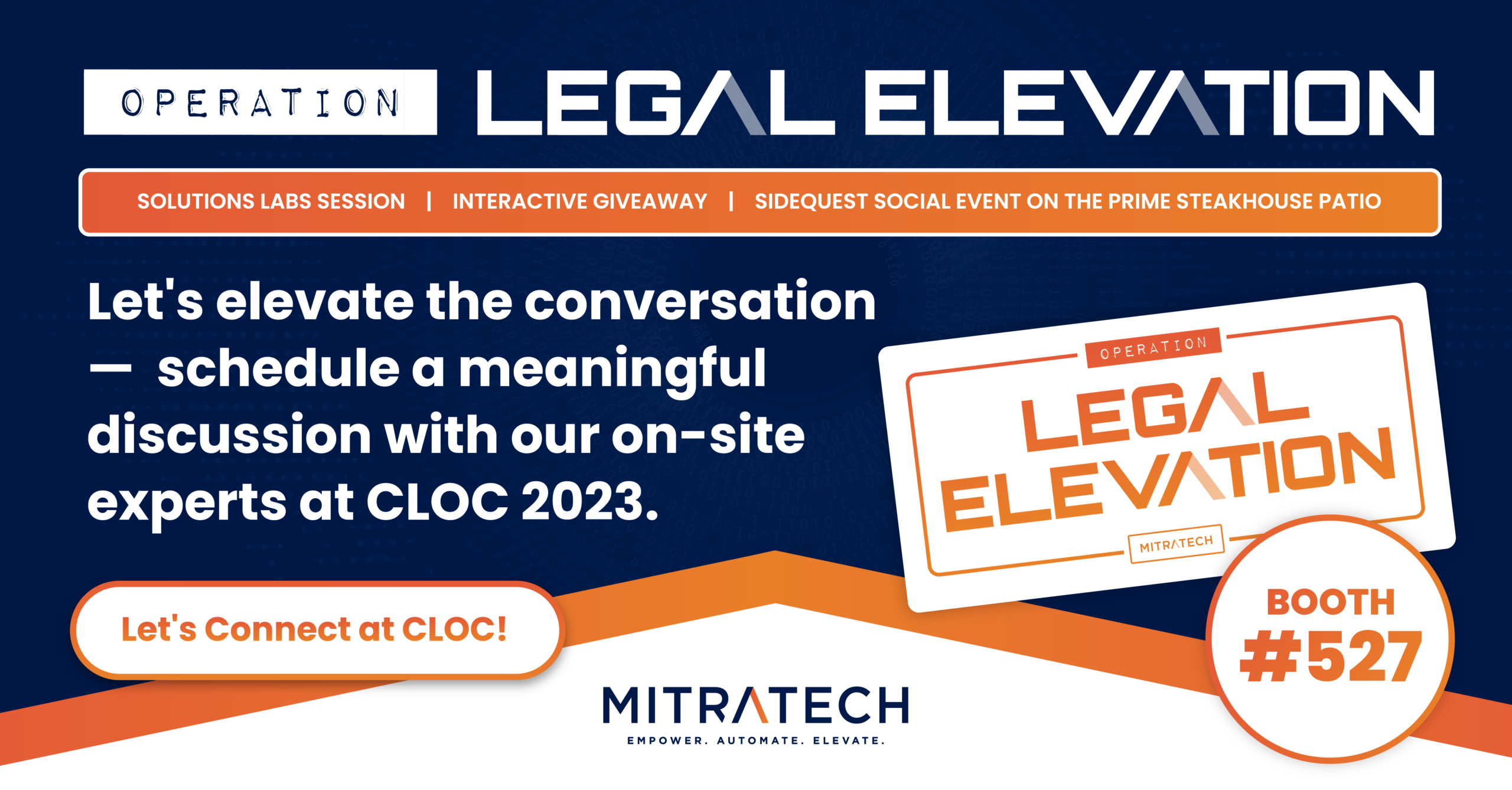 Connect with Mitratech at CLOC 2023