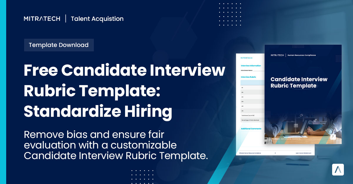 Free Candidate Interview Rubric Template