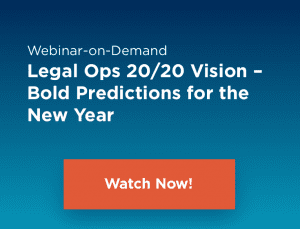 Legal Ops 20/20 Vision – Bold Predictions for the New Year