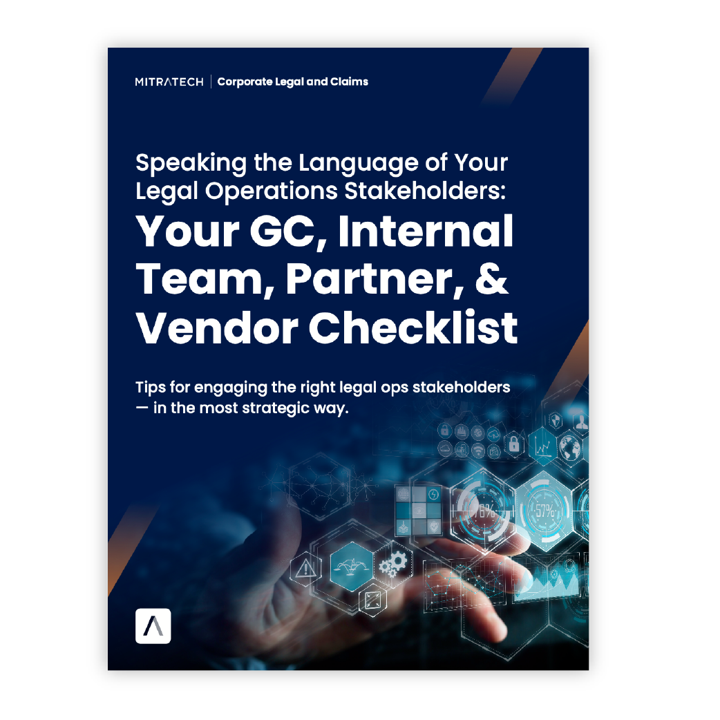 Speaking the Language of Your Legal Operations Stakeholders Checklist
