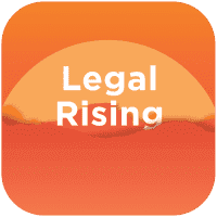 Legal Rising Bug Logo Stacked