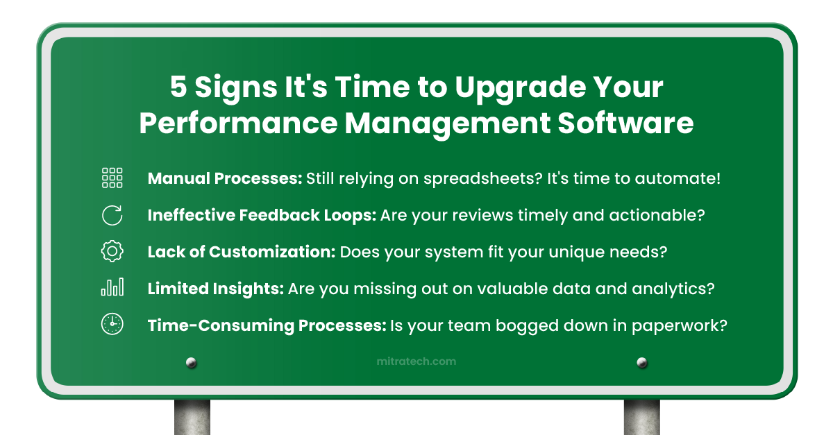 5 Signs It's Time to Upgrade Your Performance Management Software