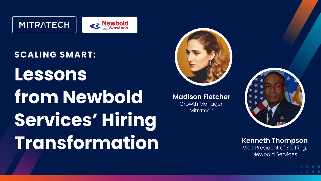 Scaling Smart: Newbold Services’ Hiring Transformation Webinar