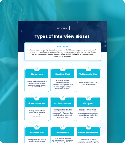 Interview Bias Infographic