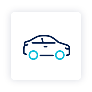 Car icon representing a MVRs check
