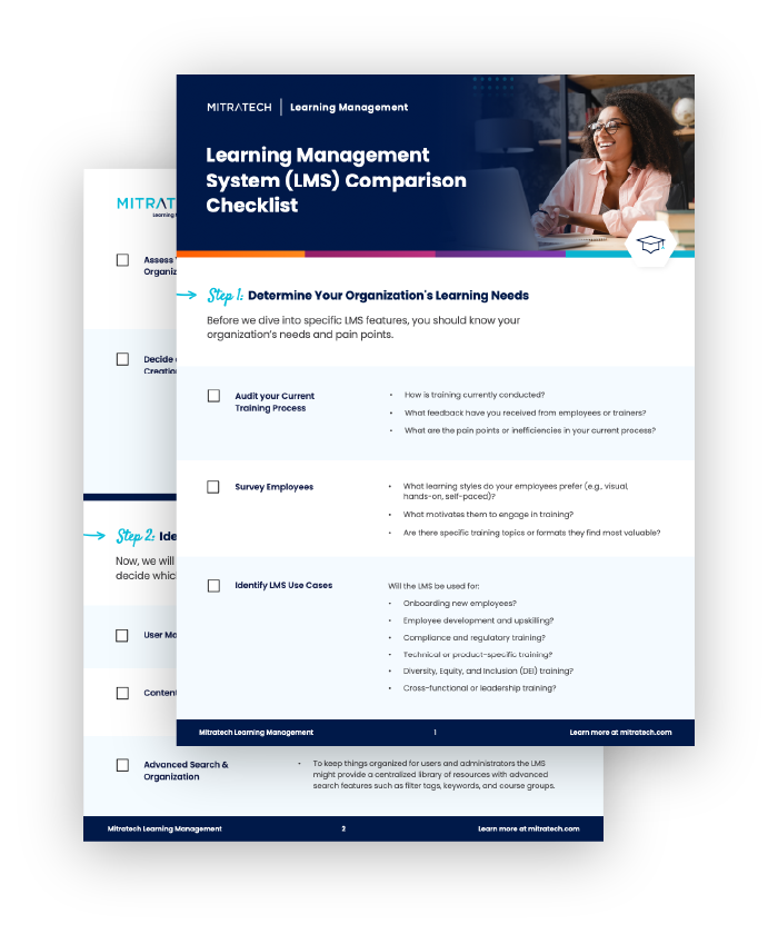 Learning Management System (LMS) Comparison Checklist Thumbnail