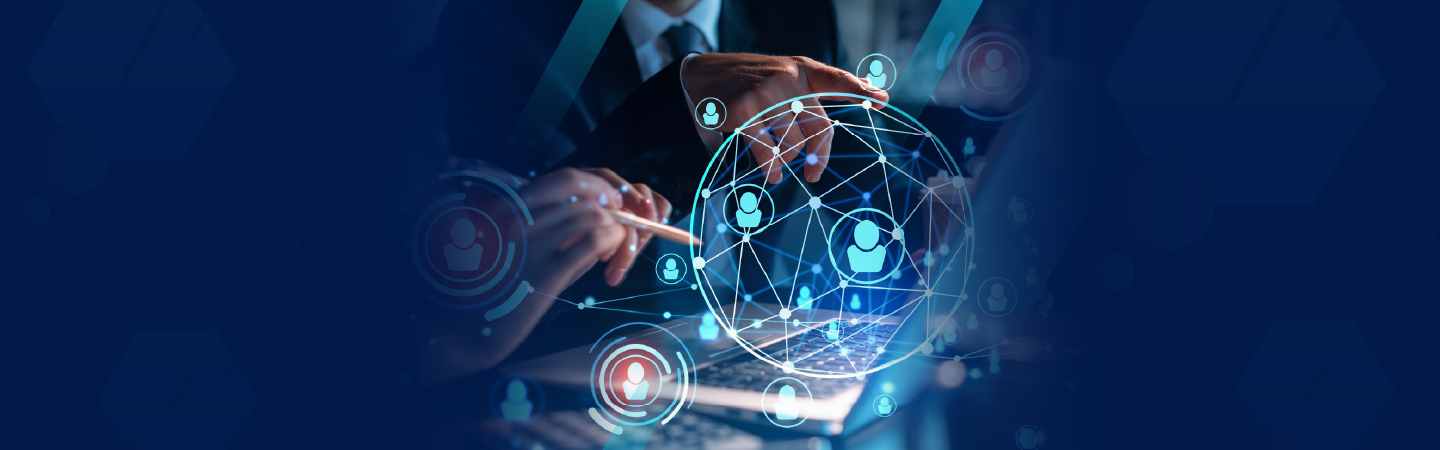 Interconnected global hiring graphic symbolizing H-1B via reforms