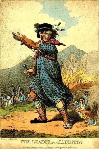 Ned Ludd, Disgruntled by Disruption