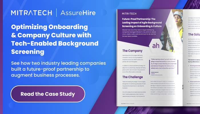 The Lasting Impact of Agile Background Screening on Onboarding & Culture