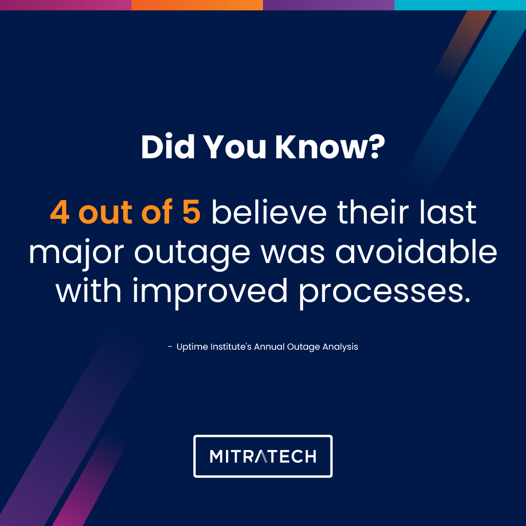 did you know? 4 out of 5 believe their last major outage was avoidable with improved processes.