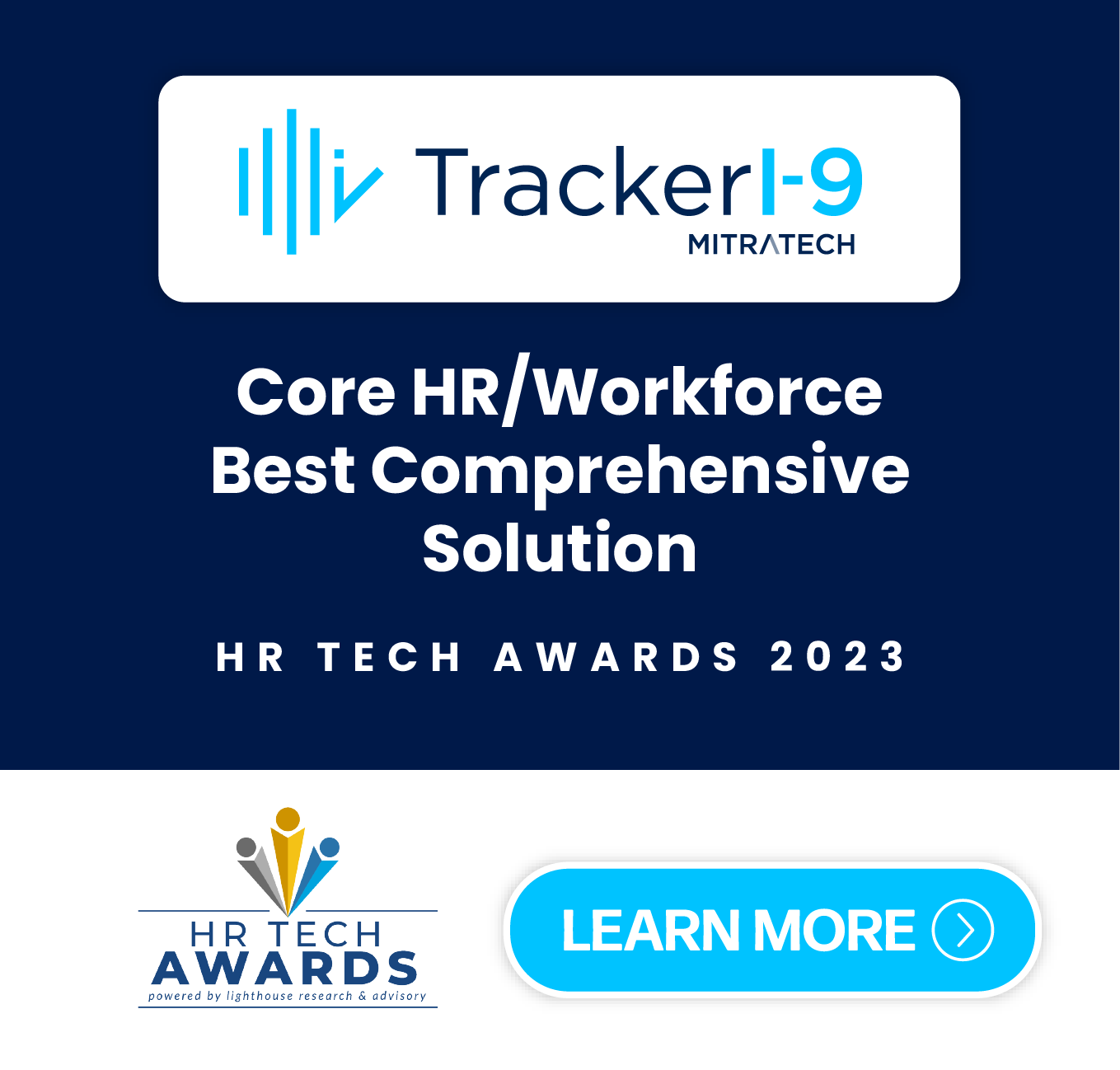 Tracker I-9 Wins Core HR/Workforce Best Comprehensive Solution