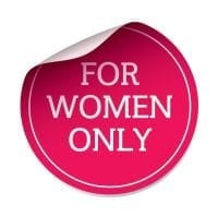 Women Only Sticker