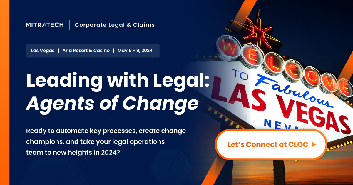 Leading with Legal: Creating Agents of Change with Mitratech at CLOC 2024