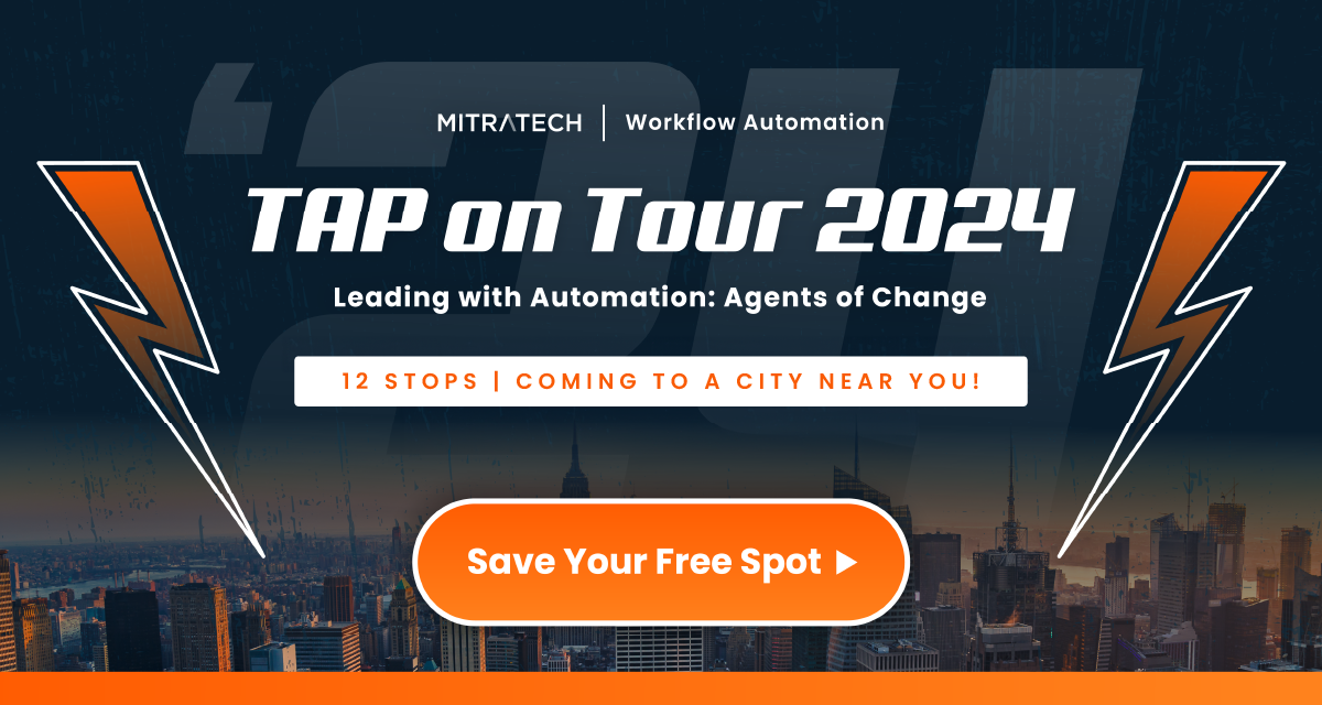 TAP on Tour 2024 | Mitratech’s Workflow Automation Roadshow
