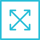 Scalability icon Agility & Flexibility