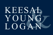 Keesal, Young & Logan Blaues Logo